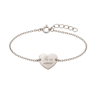 Bracelet personnalisable - Coeur