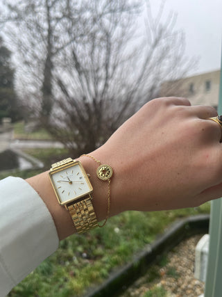 Bracelet - Coeur martelé